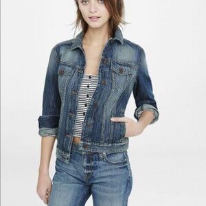 Express Jeans Stretch Denim Jacket